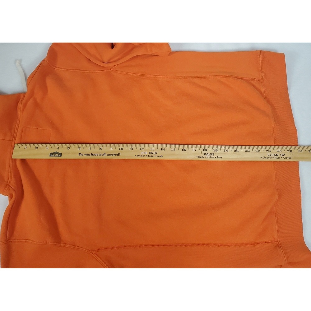 Polo Jeans Co Ralph Lauren Mens Orange Graphic Pullover‎ Hoodie Medium RN67437 - Picture 10 of 12